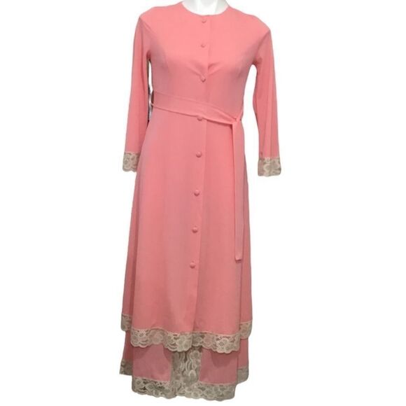 Vintage Maxi Dress Set By Gossard Artemis Maxi Dress Set 70s  Size S - Picture 1 of 10
